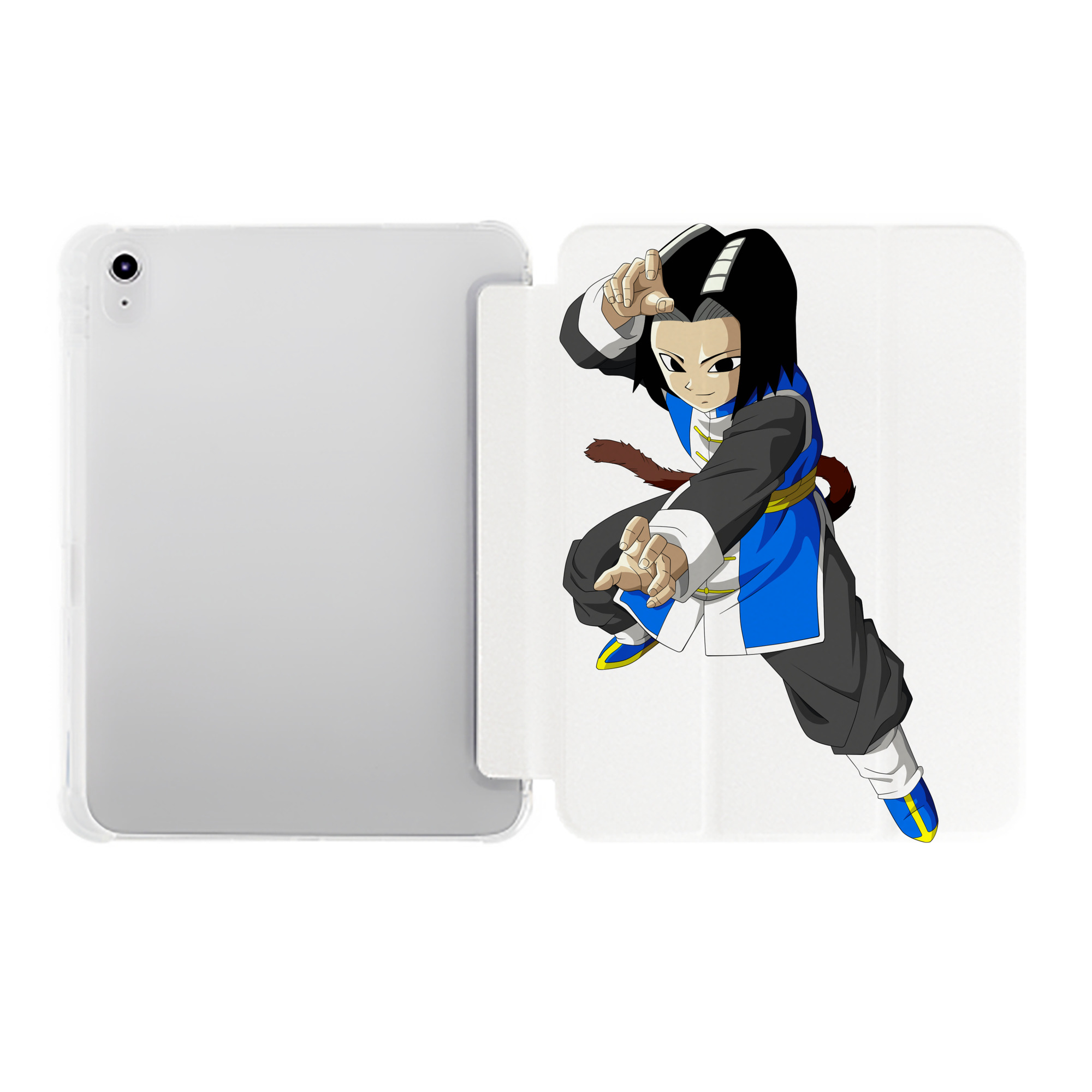（画像用） ドラゴンボール DRAGON BALL IPad ケース ペン収納付き 三つ折りスタンド PUレザー×シリコン 対応機種9.5/10.5/10.9インチ